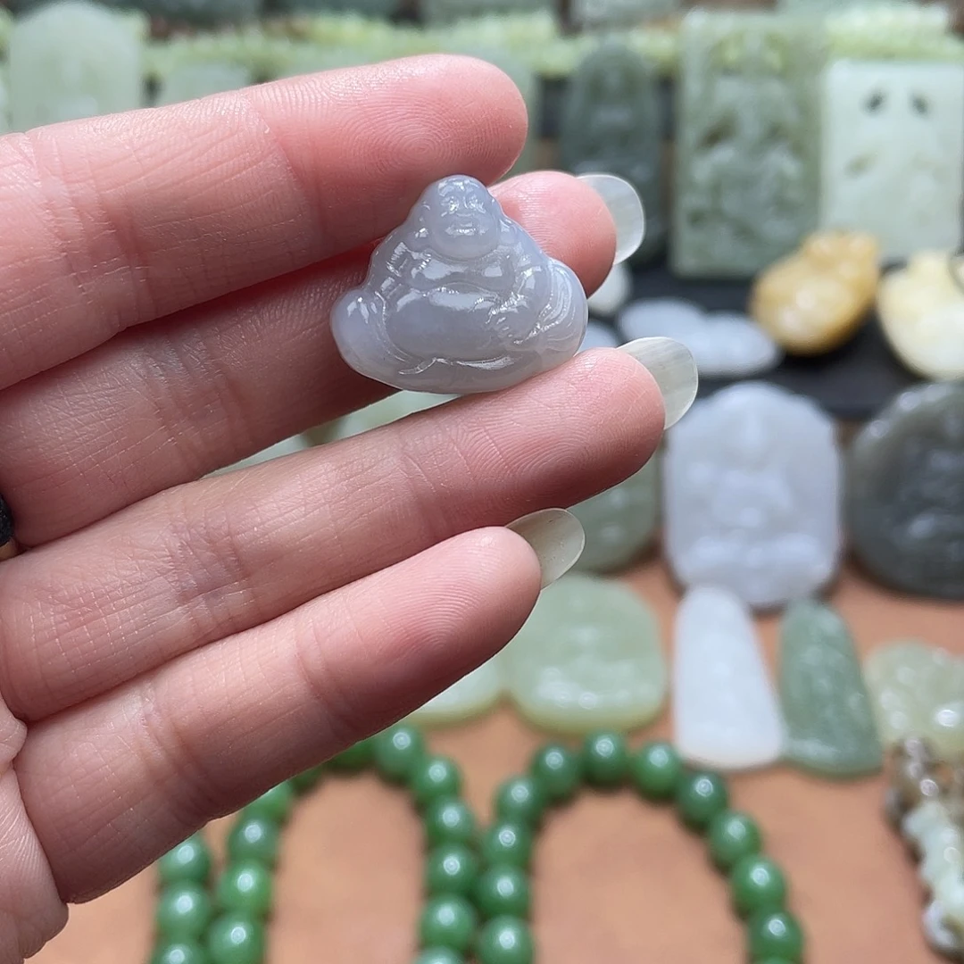 和田玉未镶嵌吊坠(不含链)