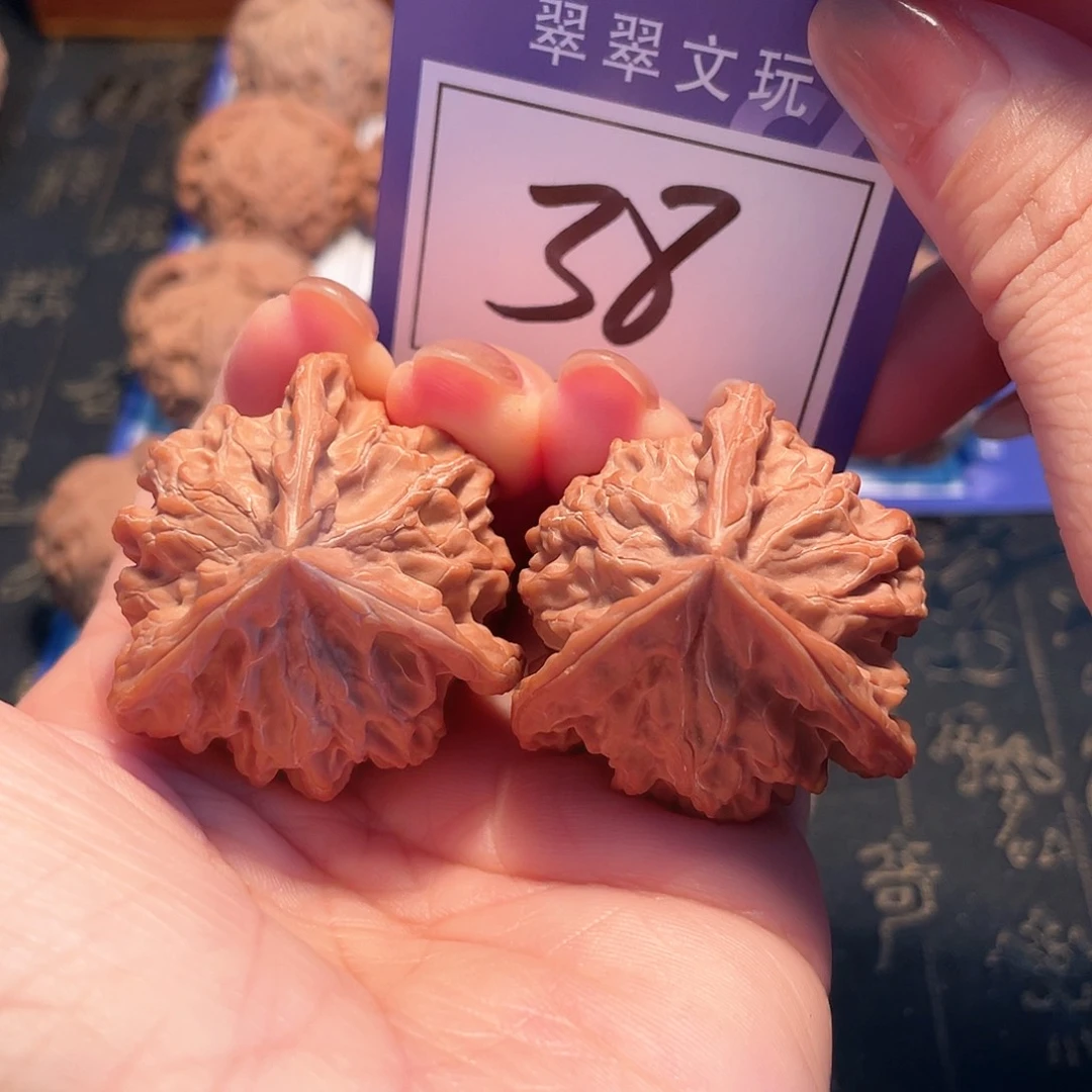桃核把件38号全品三棱4.0
