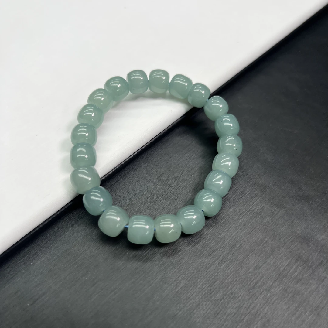 a224老蓝直切10mm手串手链百搭