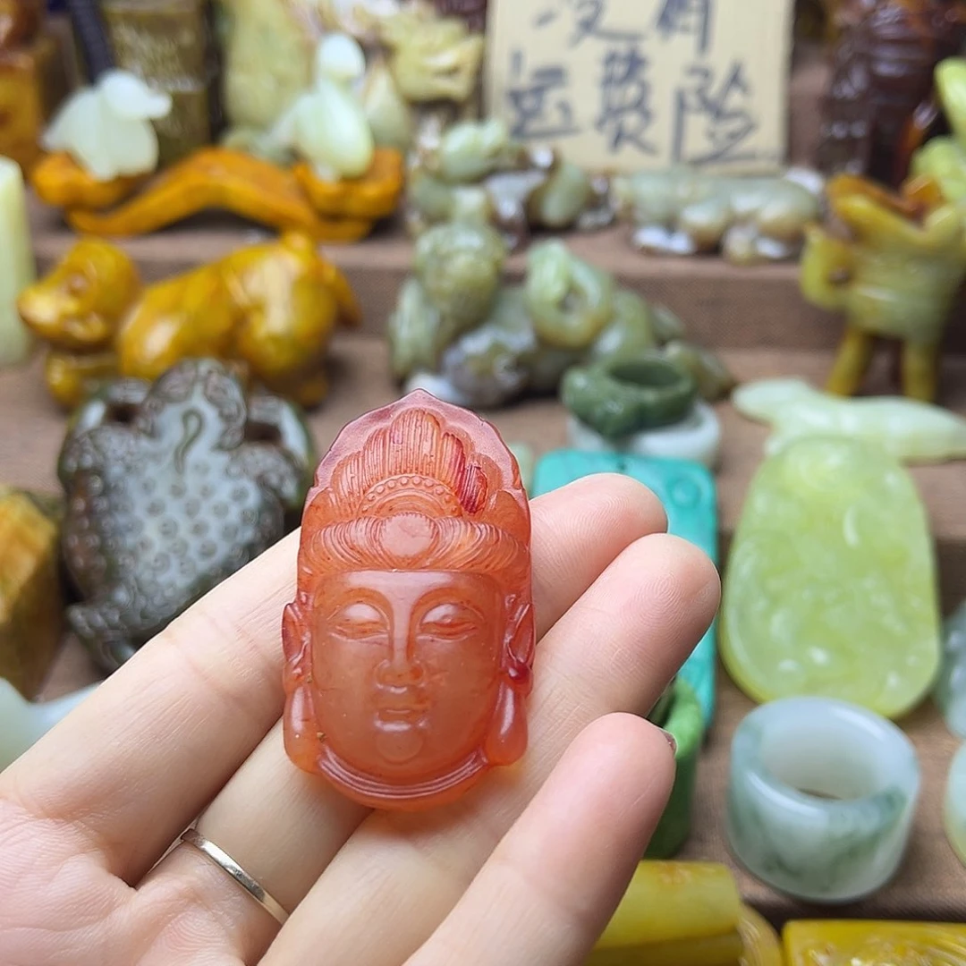 白玉菩提吊坠000007