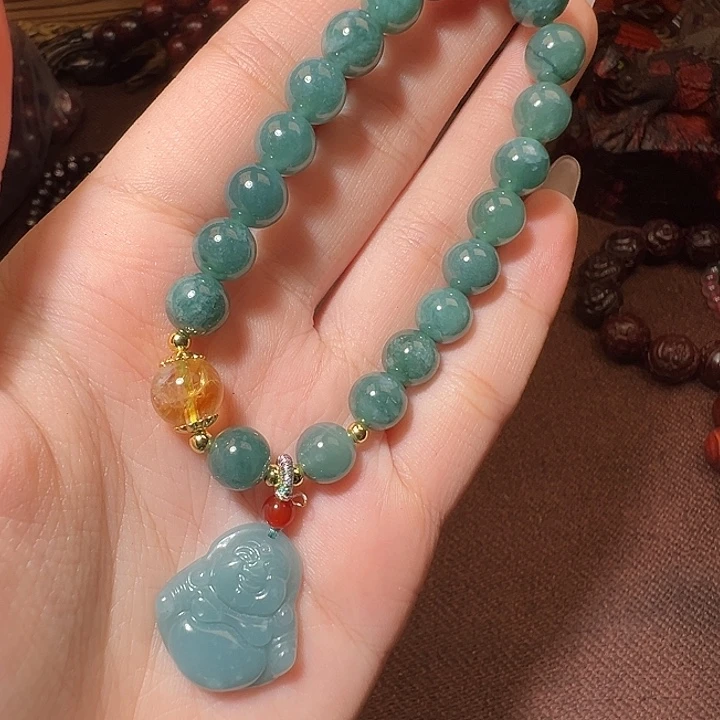 未镶嵌手链翡翠0.8