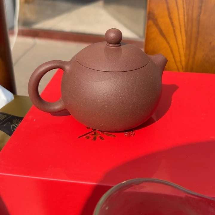 紫砂茶壶紫泥西施230c c