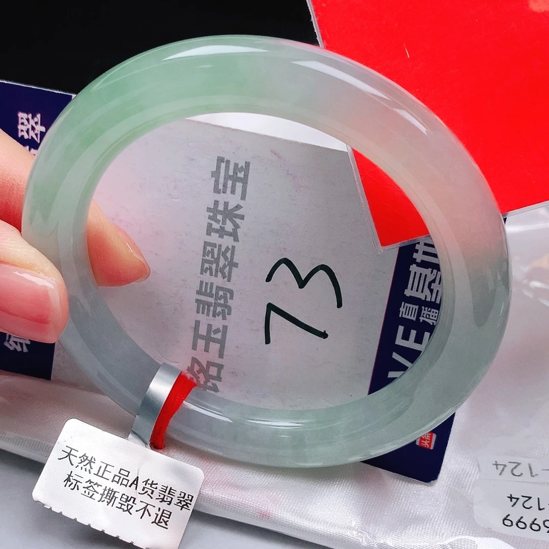 翡翠未镶嵌手镯缅甸天然a货翡翠手镯