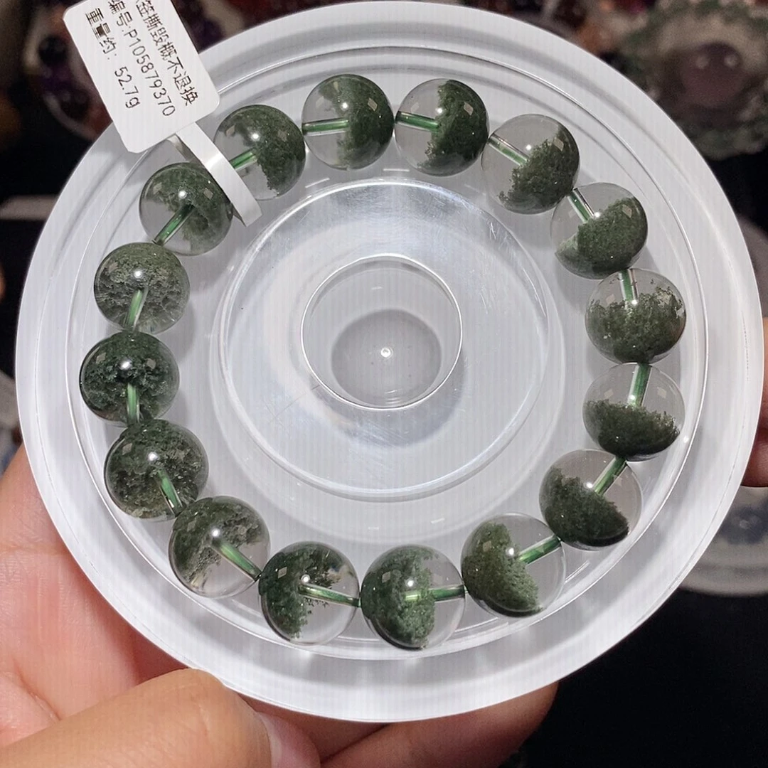 水晶手链未镶嵌F绿幽灵13.2