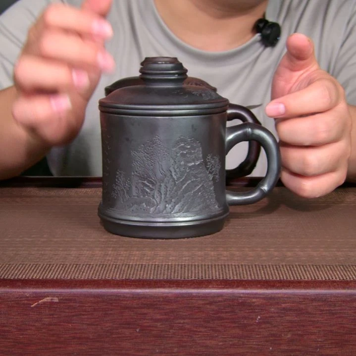 茶杯紫砂高货放漏