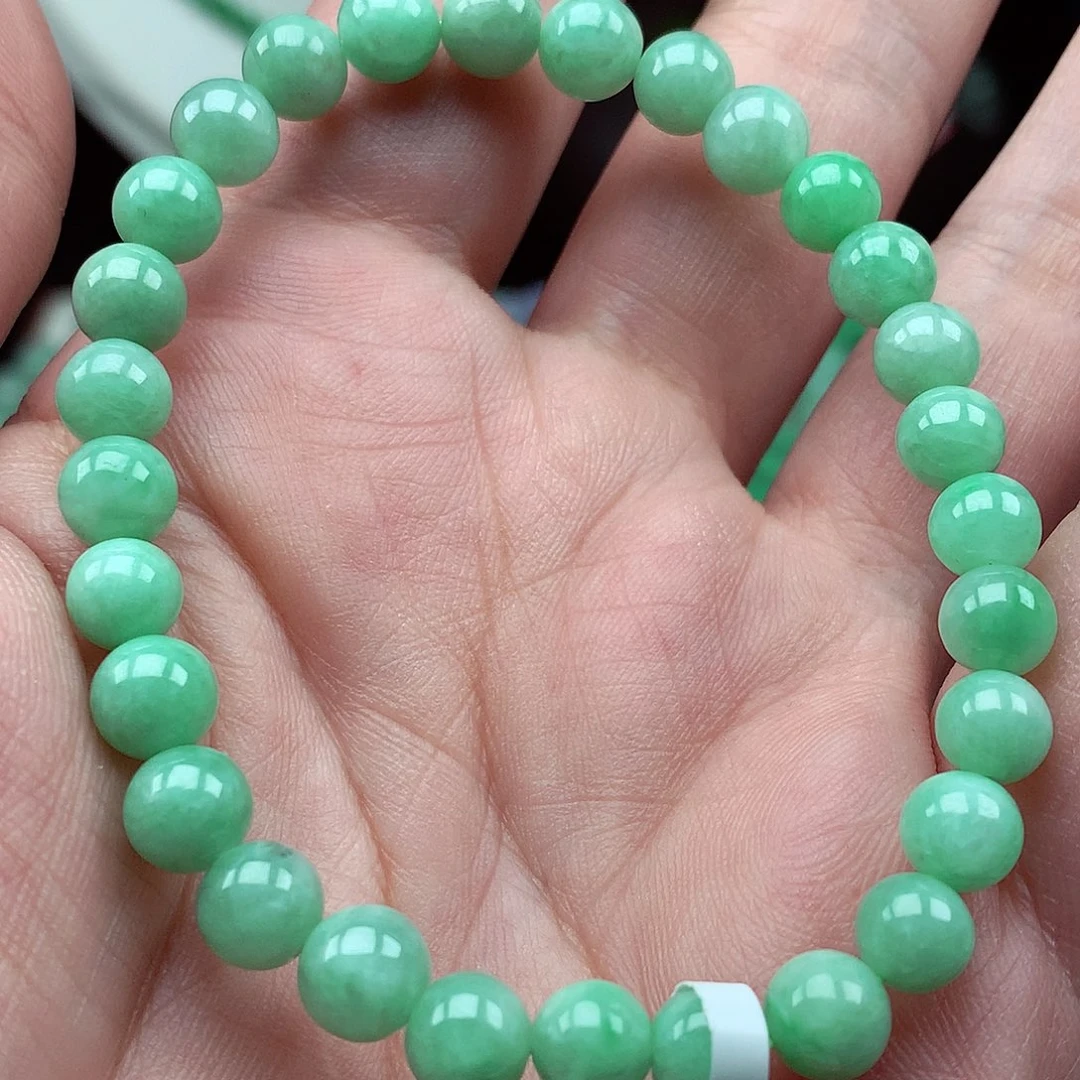 翡翠未镶嵌毛衣链翡翠