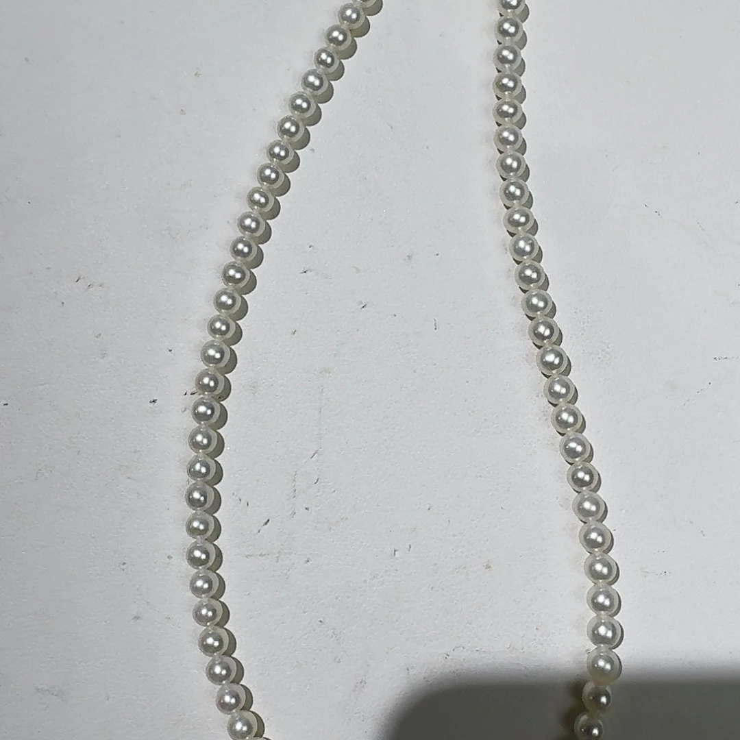 淡水珍珠银S925镶嵌颈饰