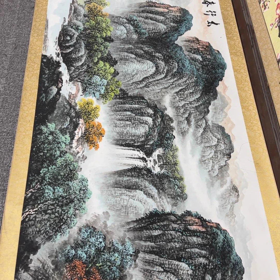 国画QC原创横山水作品！带证书！限购一单