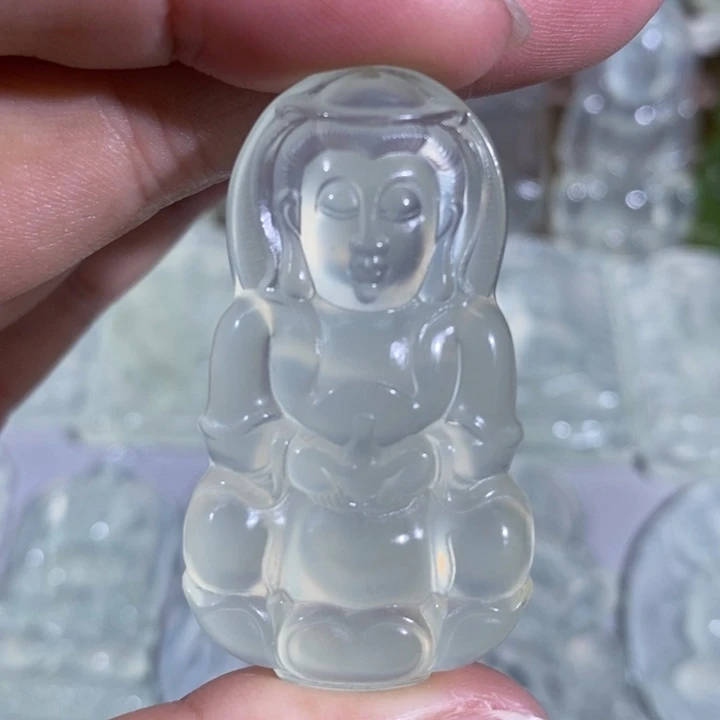未镶嵌岫玉颈饰吊坠