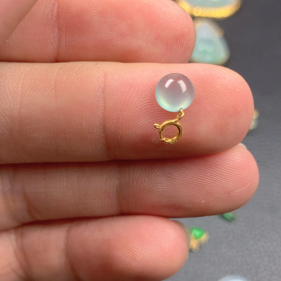 【闪购商品】翡翠18K金镶嵌颈饰翡翠