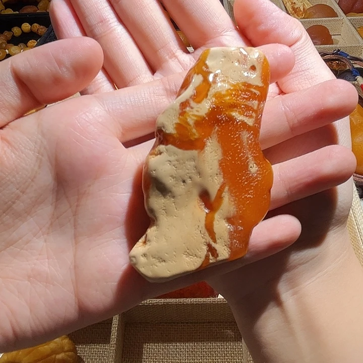 琥珀颈饰未镶嵌蜜蜡全皮吊坠手把（打孔不退换）