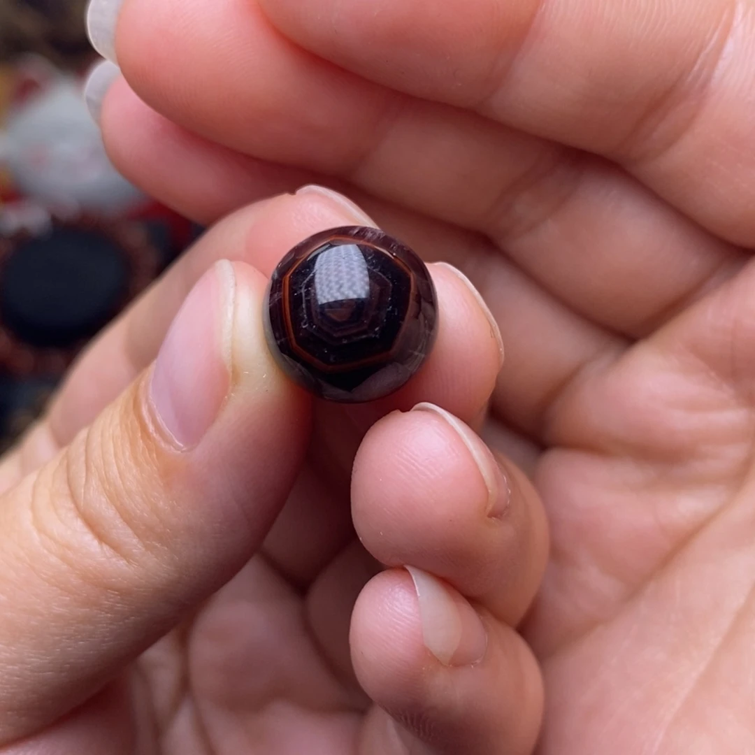 水晶A024极光八卦眼单珠13m未镶嵌