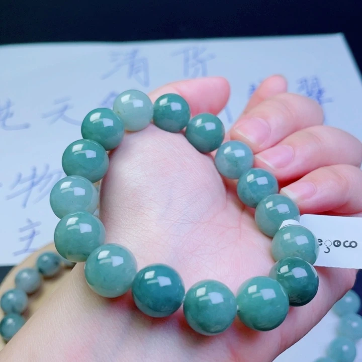 未镶嵌定制翡翠珠串