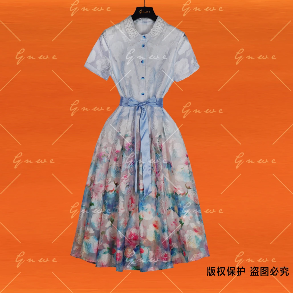 【私人订制】显瘦轻奢高定连衣裙A109