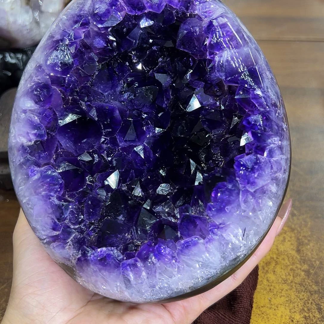 紫晶摆件未镶嵌天然水晶摆件