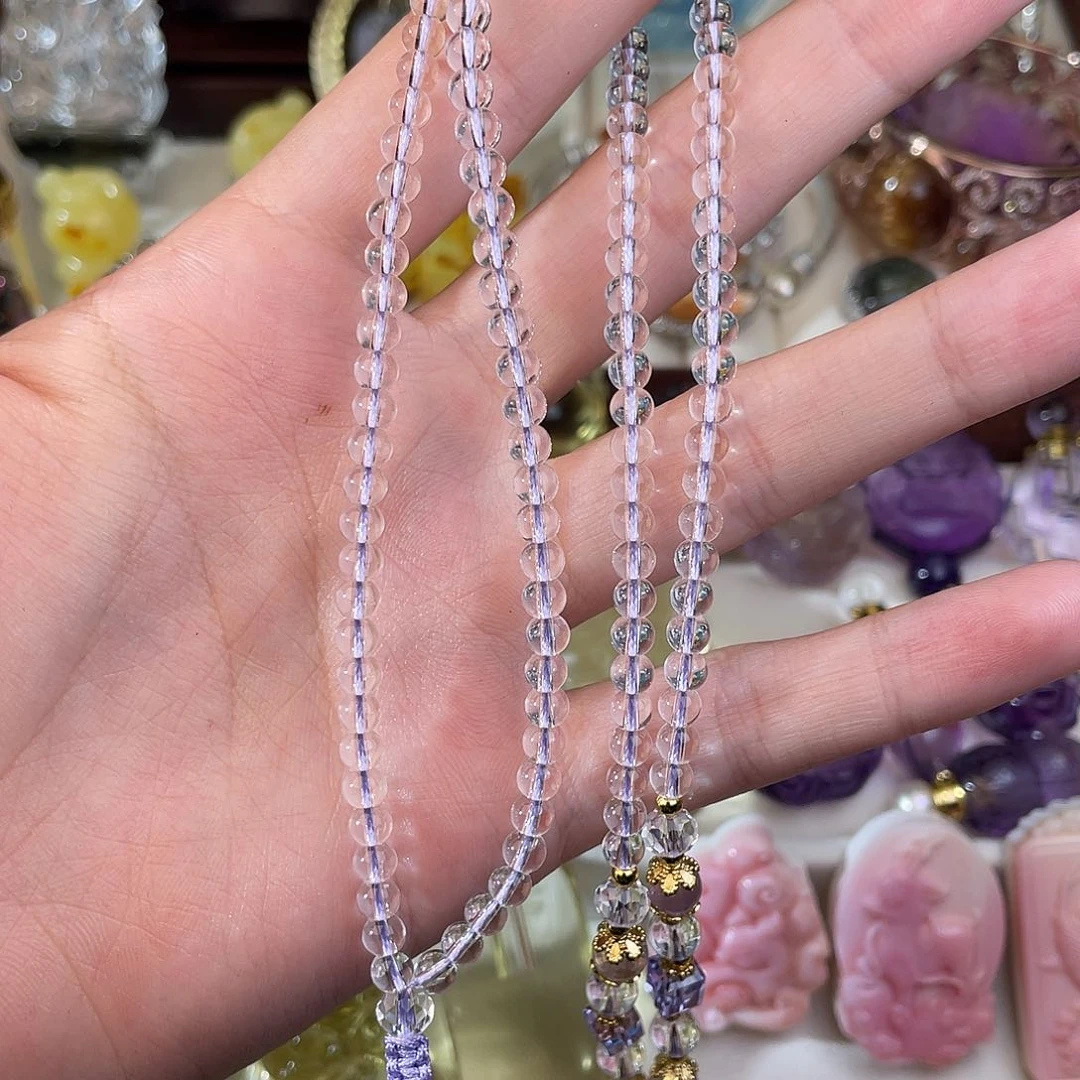 水晶颈饰未镶嵌天然水晶吊坠688