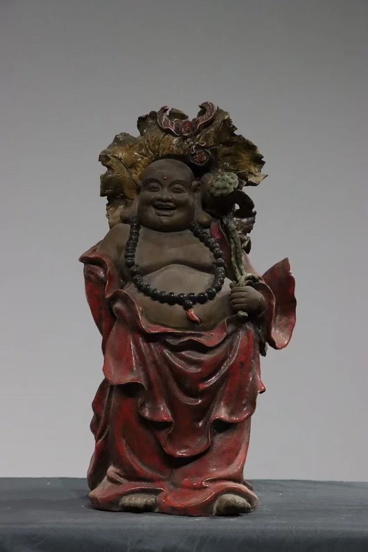 精品石湾窑。弥勒佛摆件尺寸55✖️48厘米