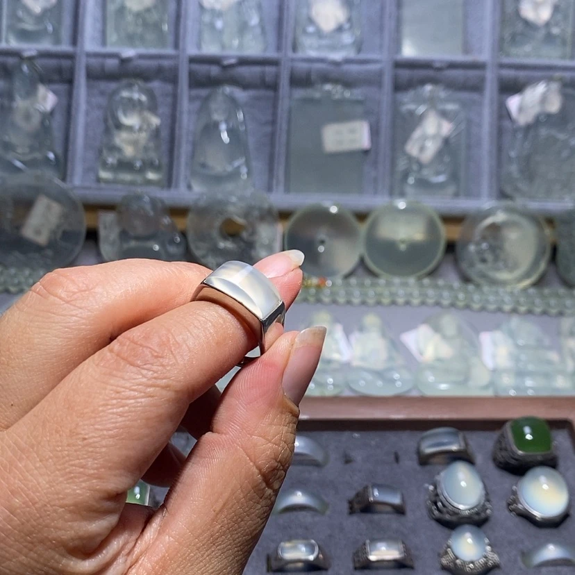 【闪购商品】岫玉银S925镶嵌颈饰十*