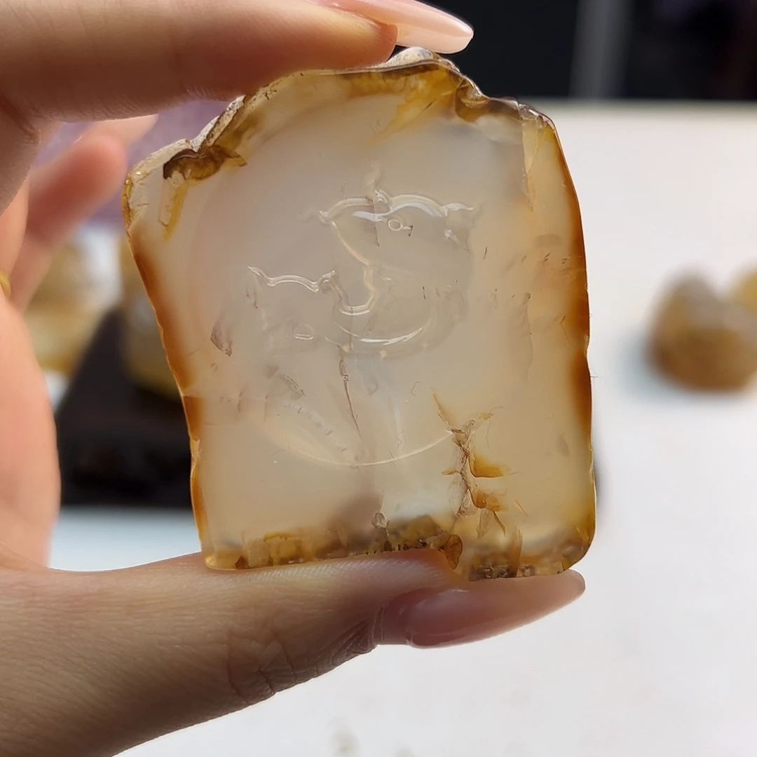 玛瑙/玉髓合金颈饰