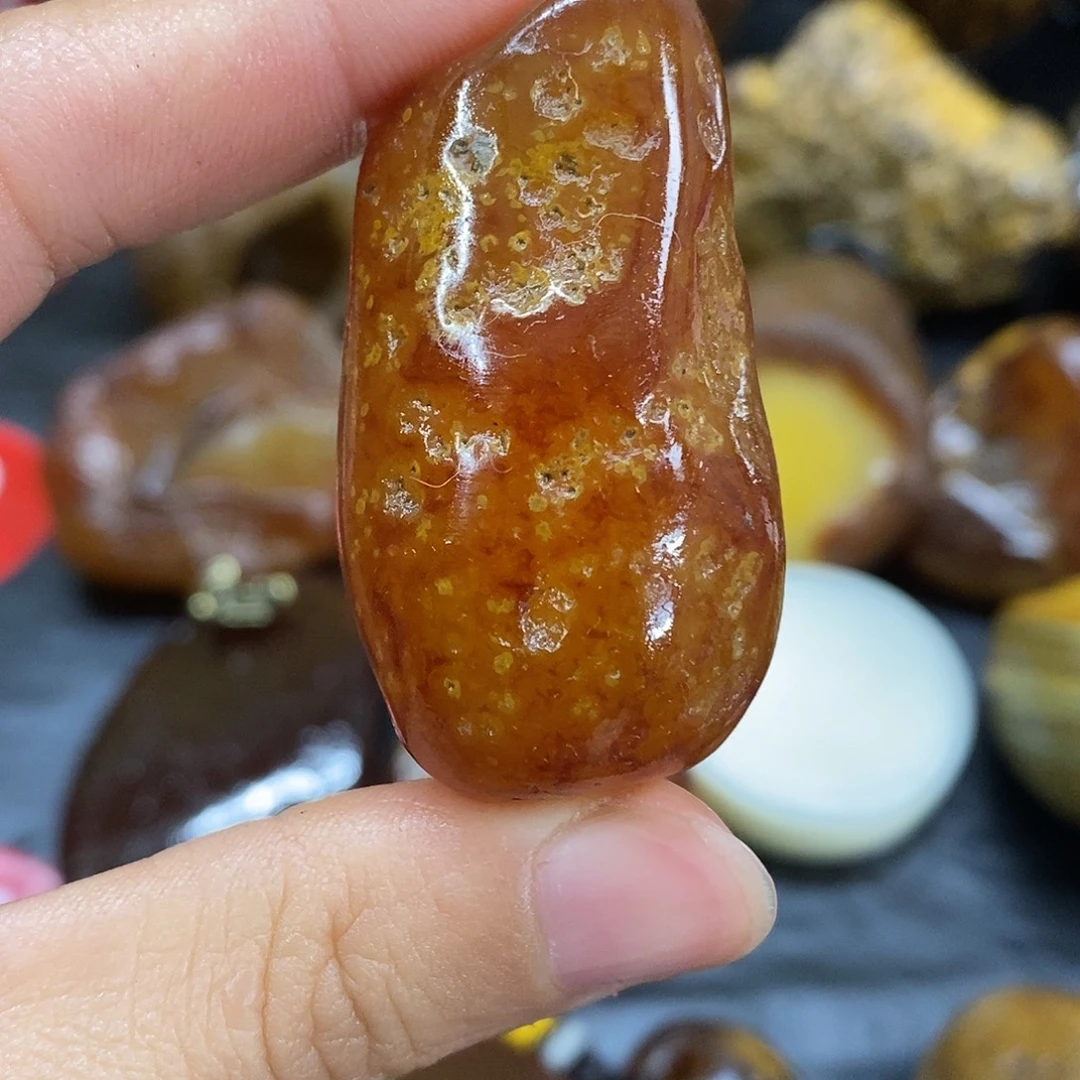 玛瑙/玉髓未镶嵌手把件