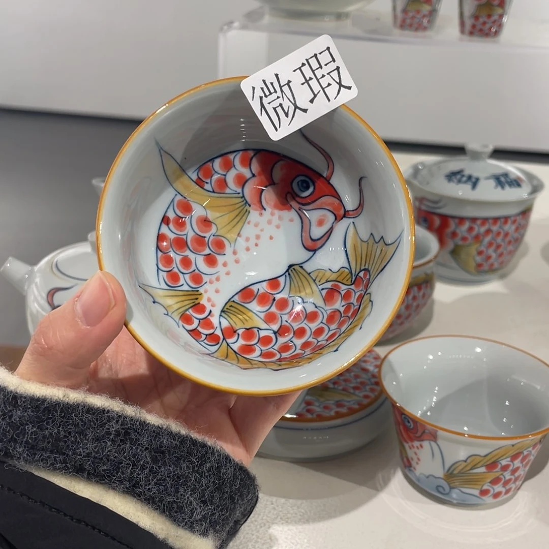 有瑕釉下彩纯手绘