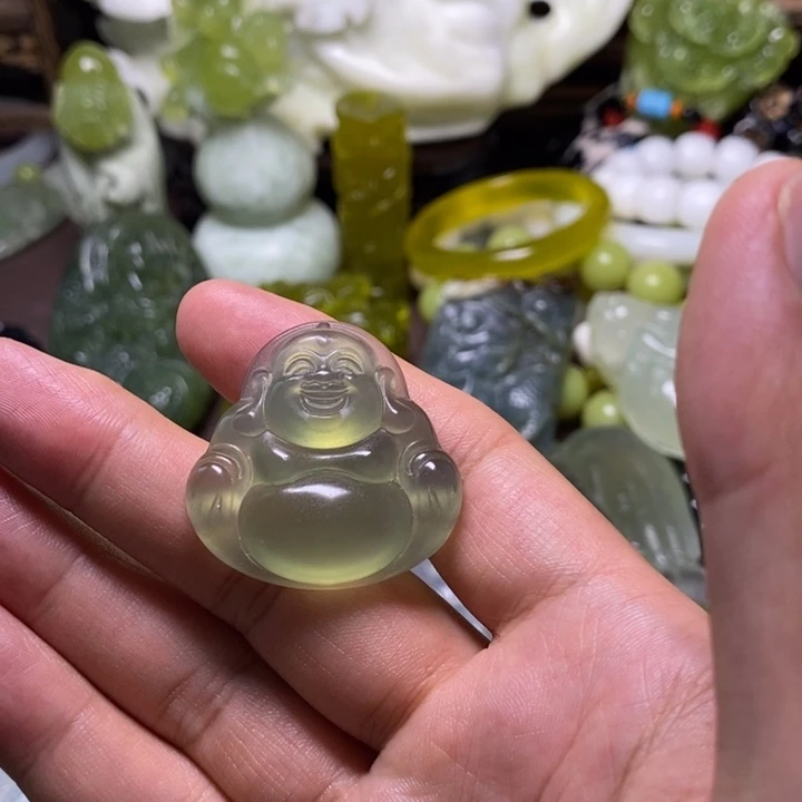 岫玉未镶嵌岫玉颈饰