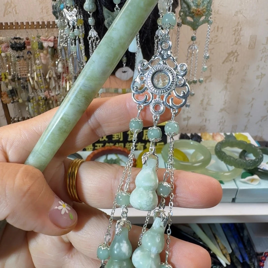 岫玉未镶嵌发簪福利款