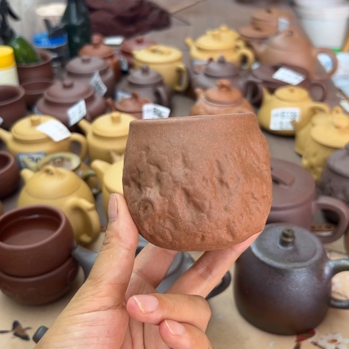 紫砂茶壶降坡泥半手160