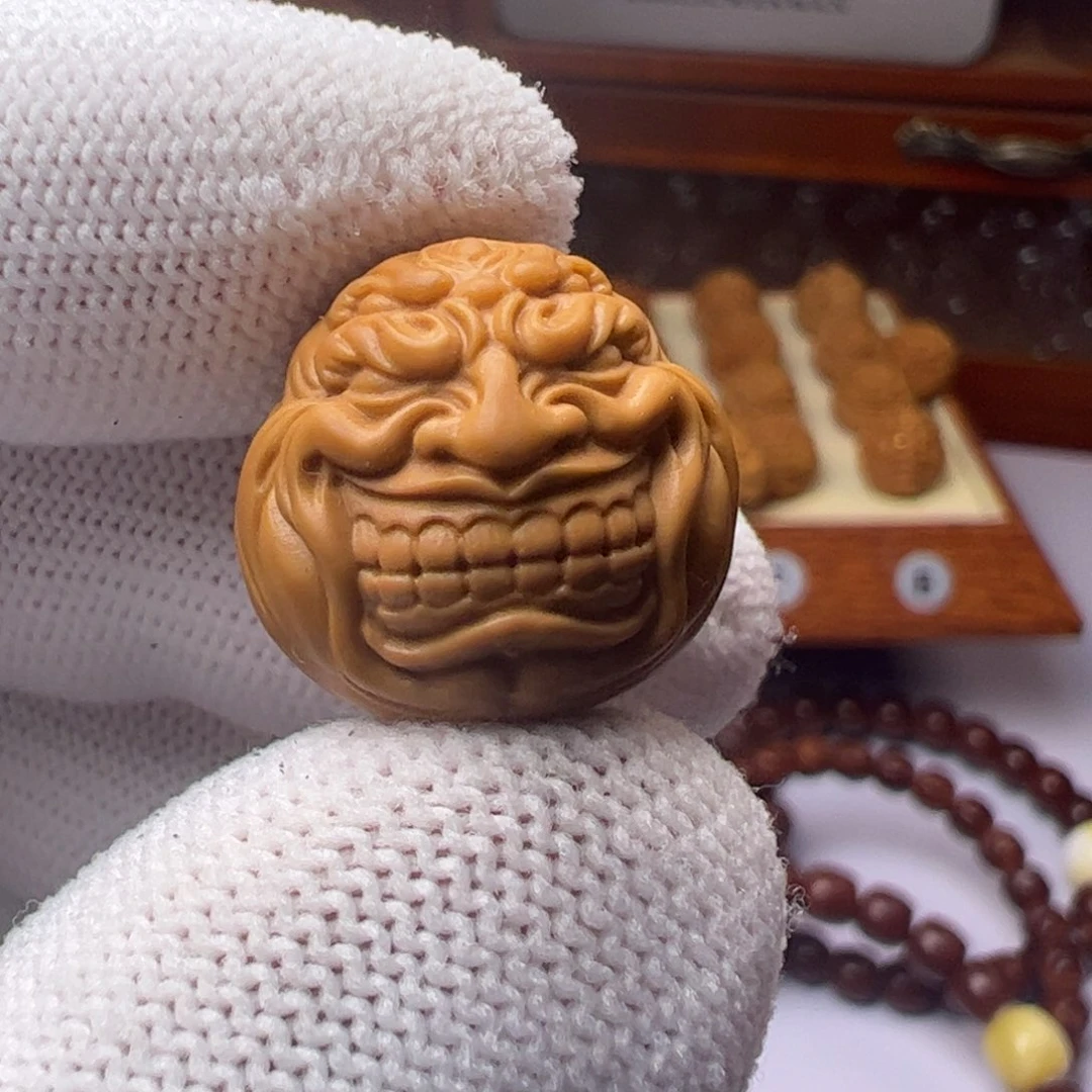 猴头核桃吊坠精工大牙18