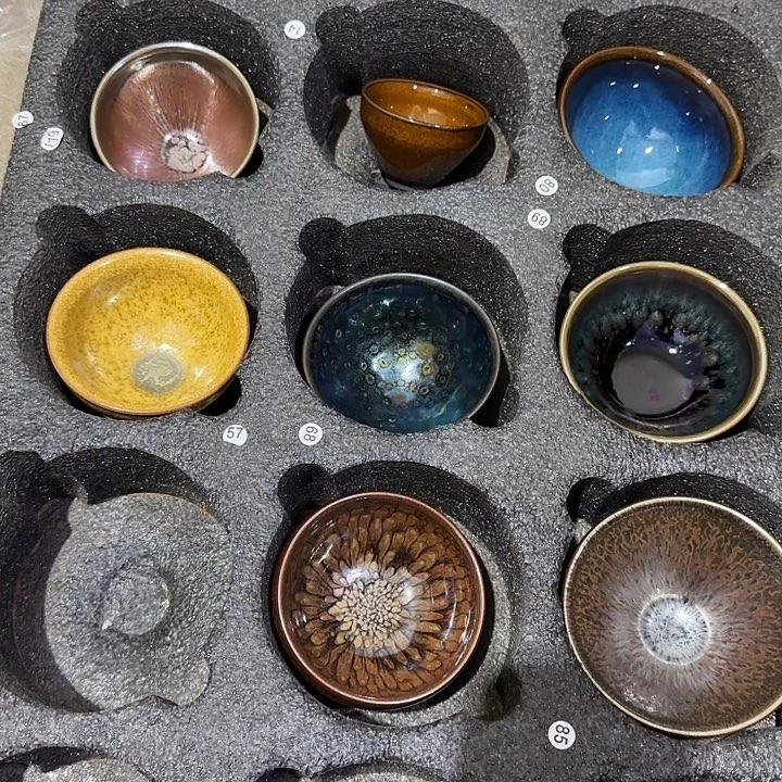 一***道茶盏福建盏茶器8个