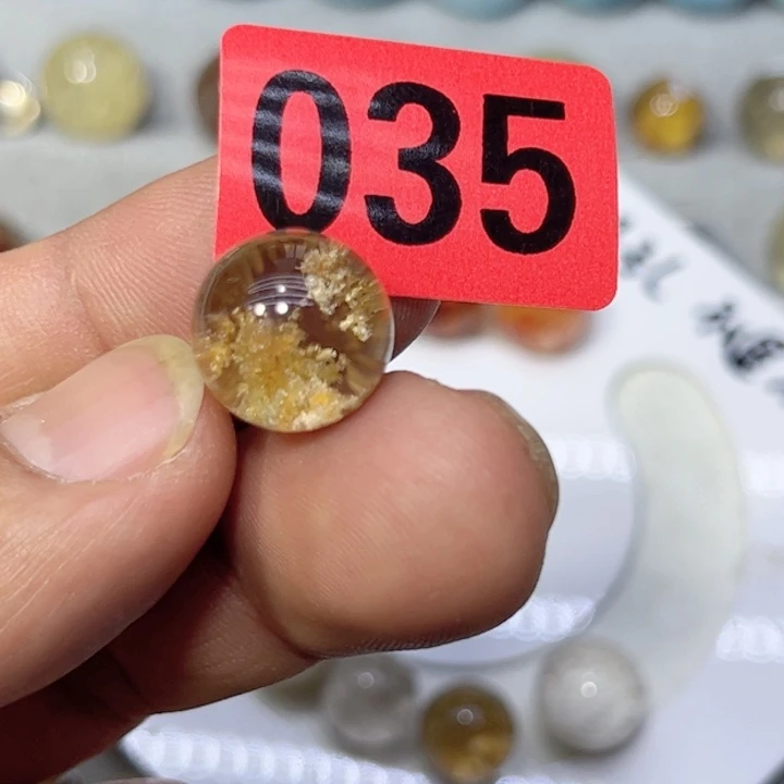 烟晶手链未镶嵌?***?打孔就不退不换