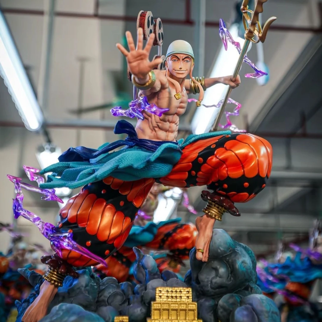 【JT】海贼王 雷神艾尼路28cm 全喷油动漫手办摆件