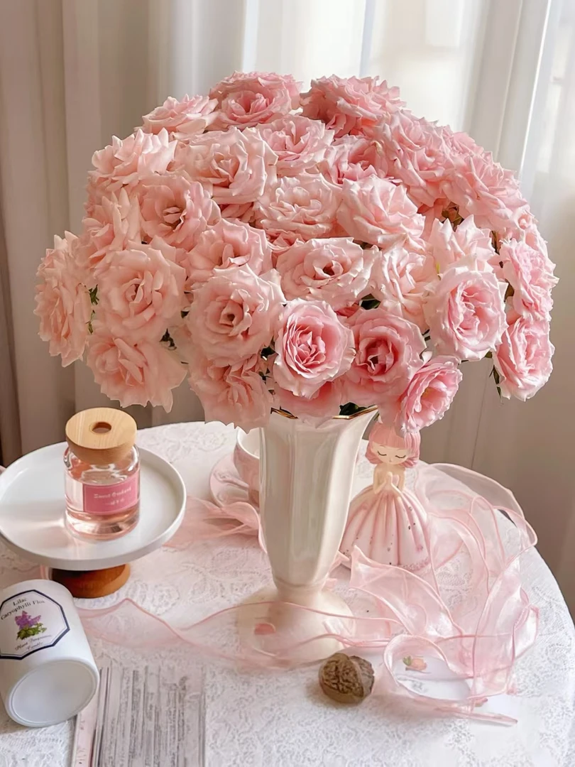 【花汀私享】粉玛祖丽卡-多头玫瑰（注意带包装醒花哦~）