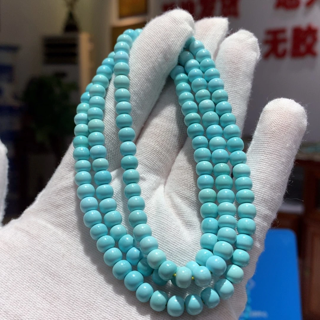 未镶嵌绿松石长链