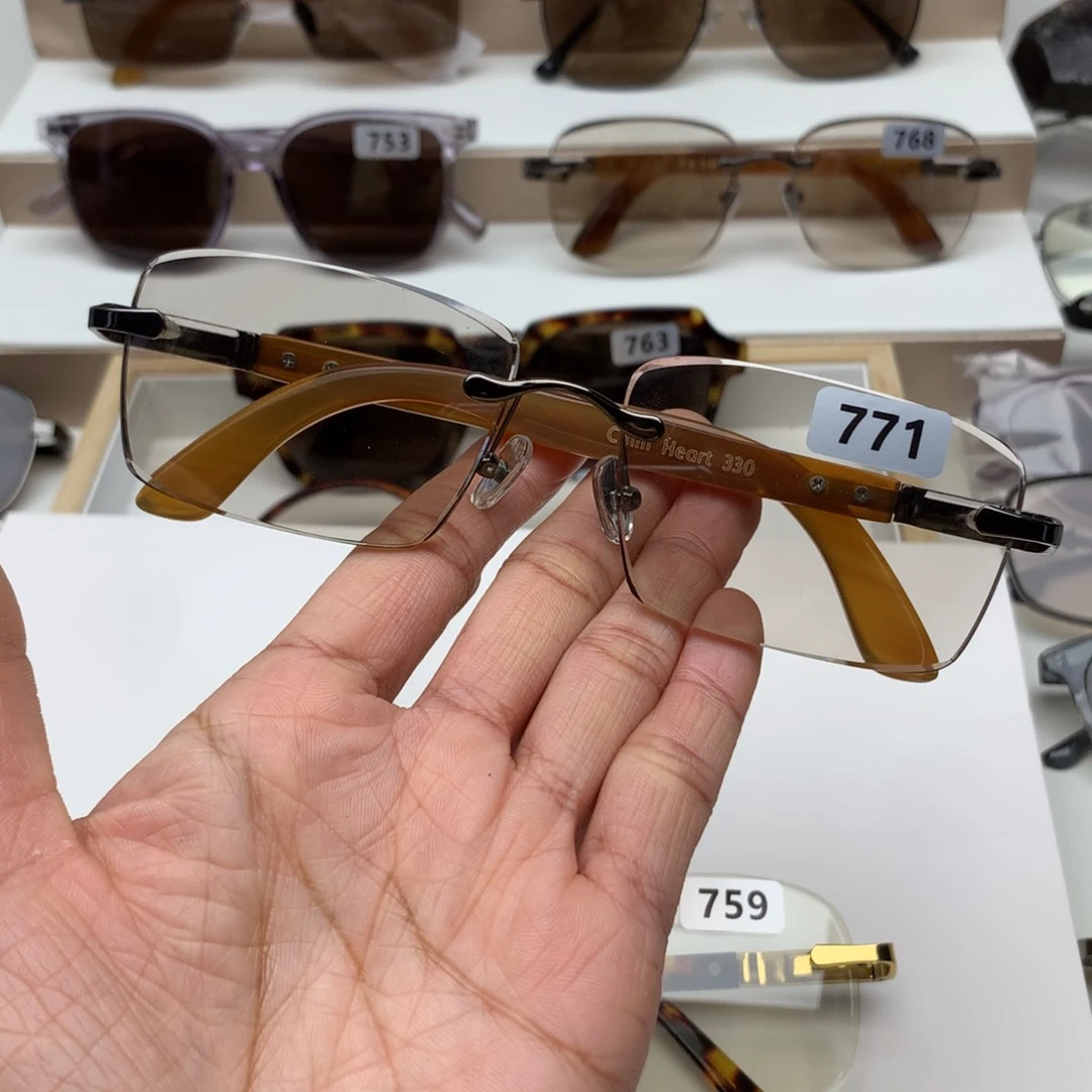 分体款无框眼镜771