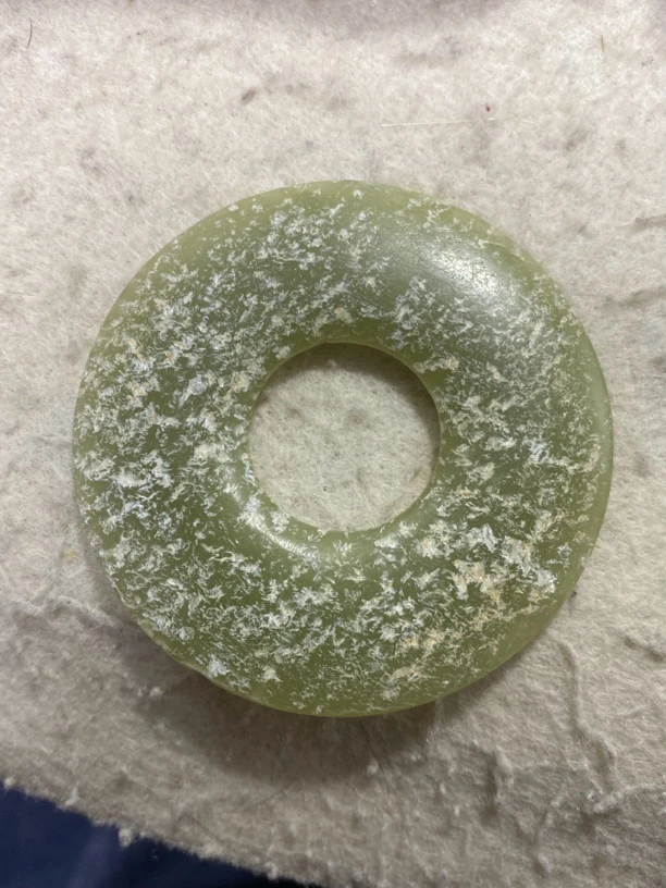 河磨奇石圆璧型件