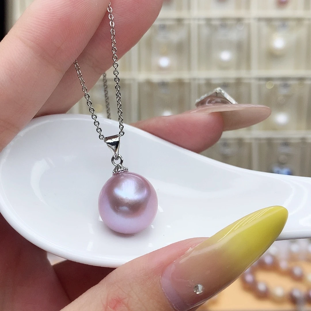 淡水珍珠未镶嵌吊坠(赠链)
