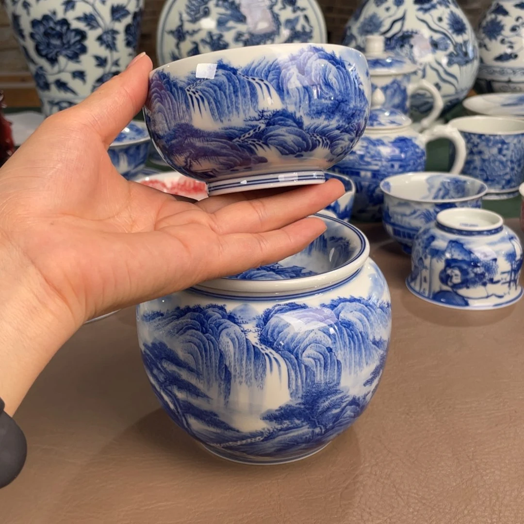木***头景德镇陶瓷手工手绘
