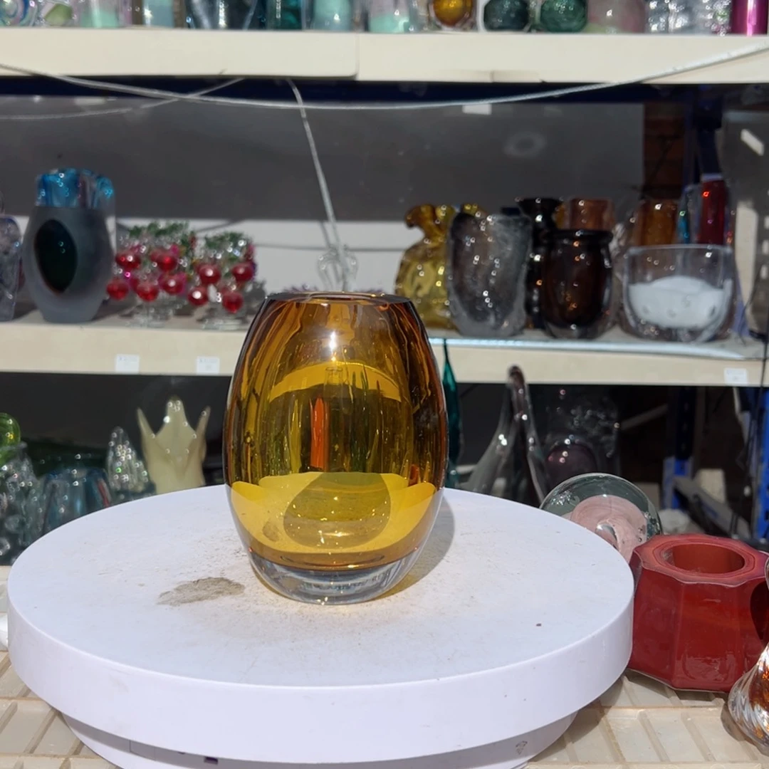 弘扬琉璃花器磕碰高度13