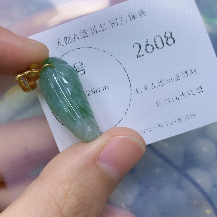 翡翠颈饰未镶嵌翡翠