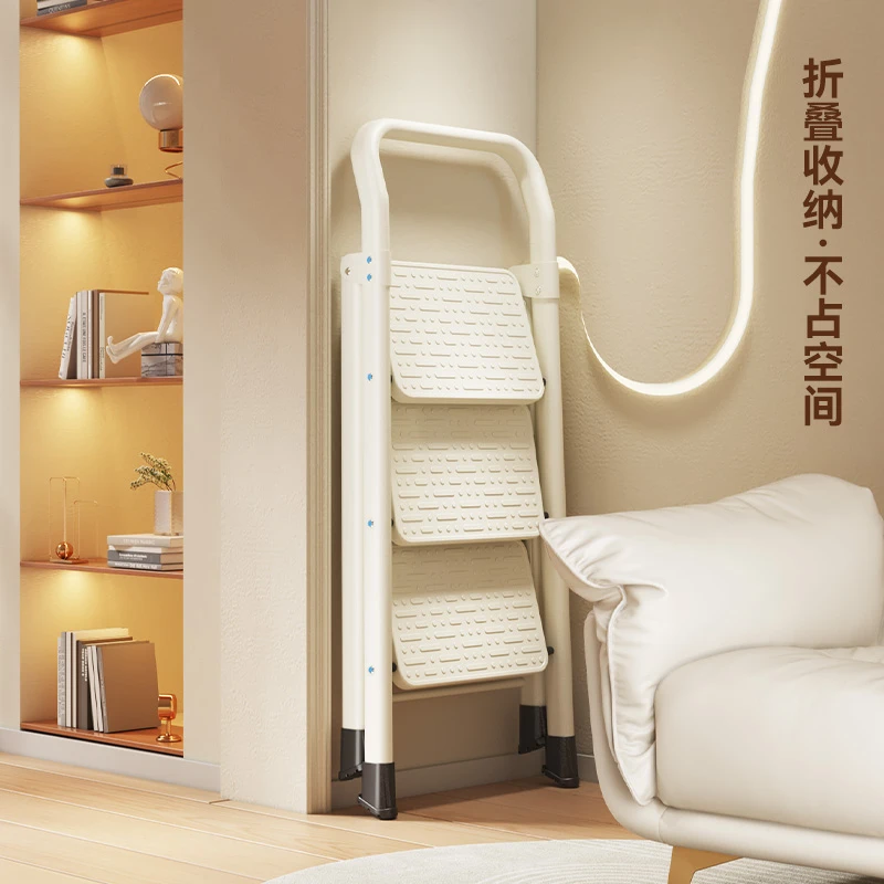 踏板家用梯子加宽加固人字梯爬梯超宽装修防滑四步梯多功能移动