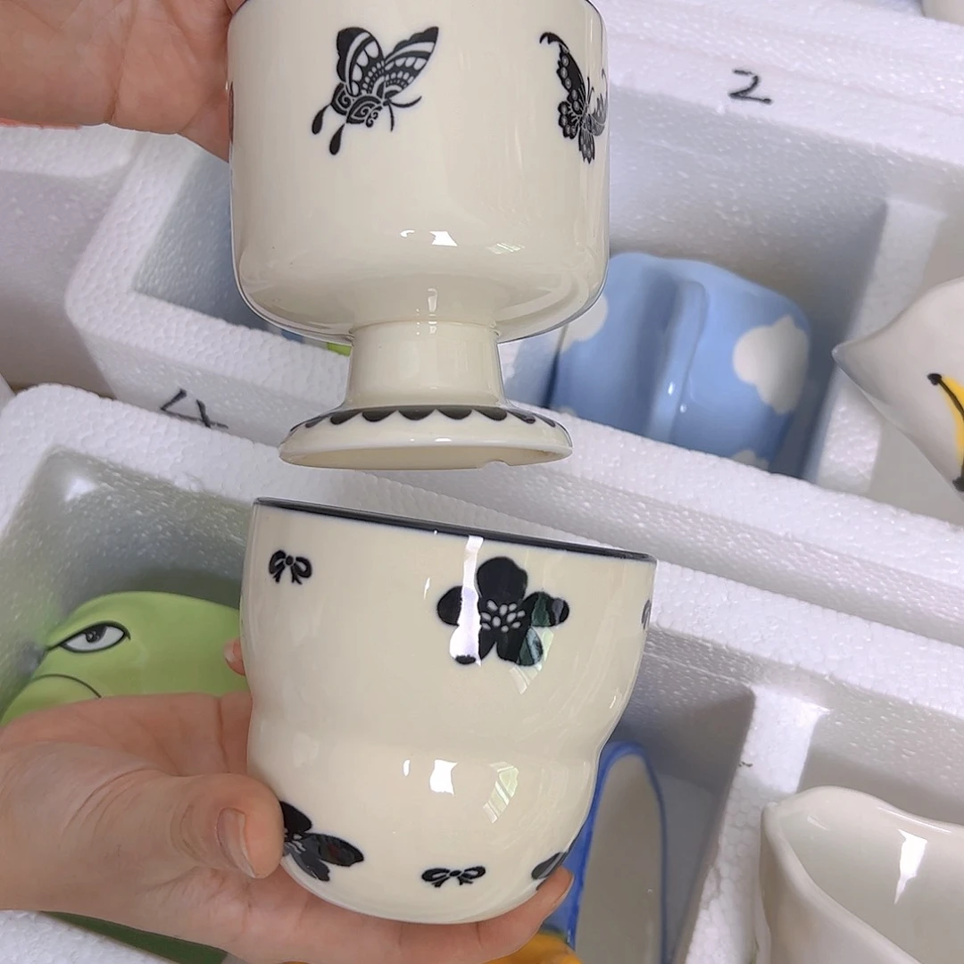 陶瓷微瑕陶瓷杯2杯