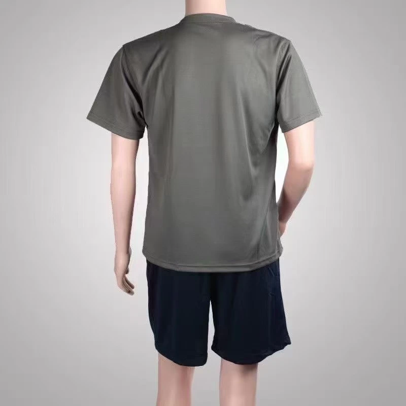 【短袖+短裤】短袖体能训练服套装夏季短袖t恤