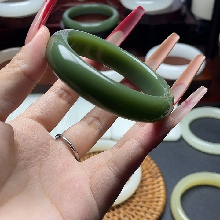 【兰琴珠宝】绿55圈口