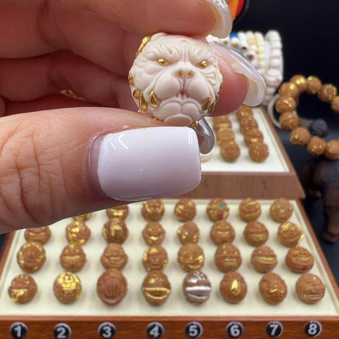 猴头核桃吊坠单颗