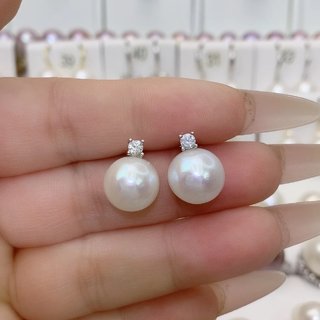 淡水珍珠颈饰银S925镶嵌