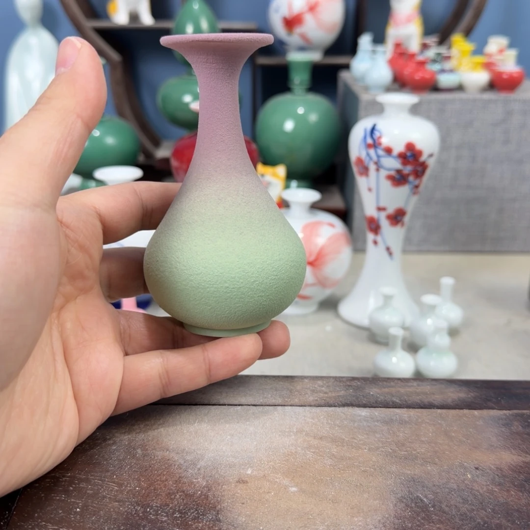 陶瓷手工小花器摆件