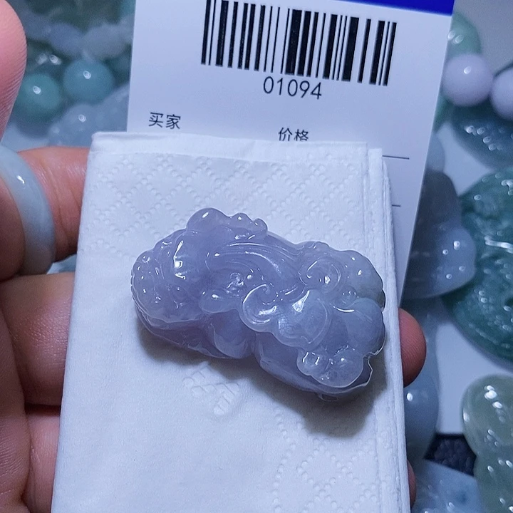 翡翠未镶嵌颈饰天光墟翡翠市场现金代购