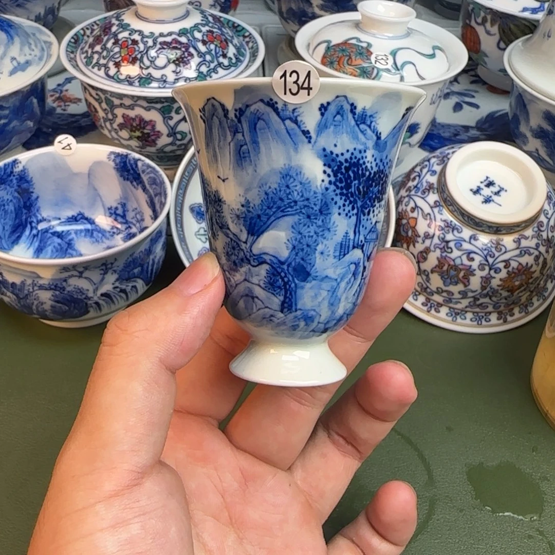 彦祖纯手工手绘茶具134