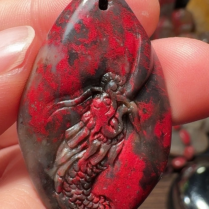 昌化鸡血石故**生昌化鸡血石